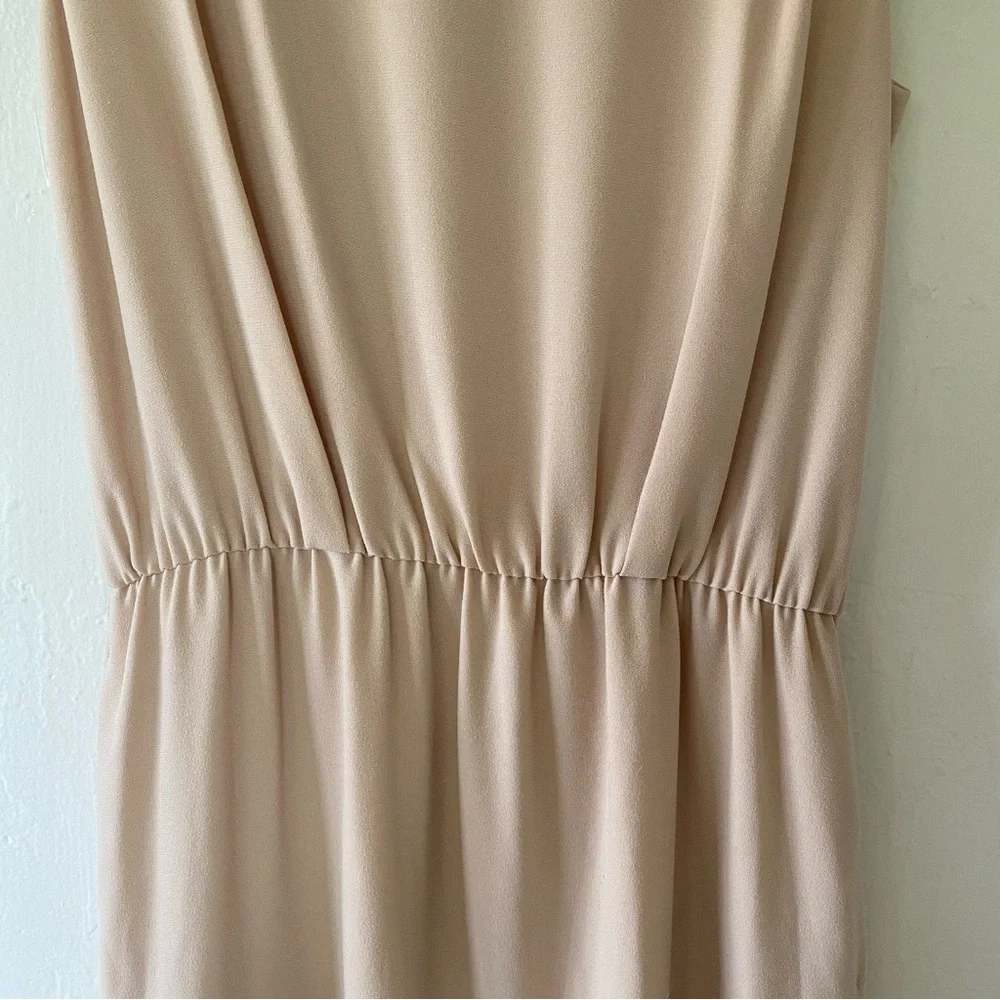 Hanae Mori Alma en Rose Ruched Dress